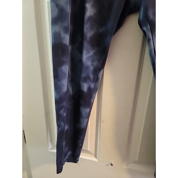 Danskin Womans Blue Tie Dye Leggings Pants. Pockets. Plus Size XXL. - Picture 5 of 10
